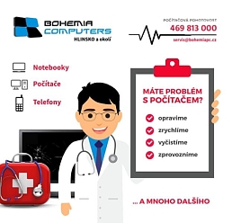 BOHEMIA COMPUTERS - počítače, notebooky, telefony, servis, internet