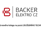 Naše společnost Backer Elektro CZ a.s. hledá  nového kolegu na pozici ZKUŠEBNÍHO TECHNIKA
