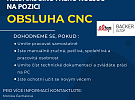 Hledáme šikovného kolegu/kolegyni konkrétně na pozici obsluhy CNC stroje