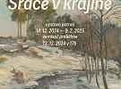 Pozvánka na výstavu a vernisáž výstavy Božena Filipi / Srdce v krajině
