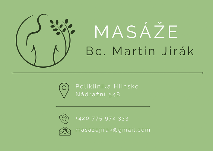 Masáže Bc. Martin Jirák