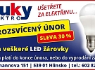 Žárovková akce v HUKY Elektro