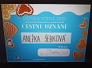 Úspěch Anežky Šebkové v krajském kole recitační soutěže