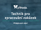 Nabídka práce: Technik pro zpracování zakázek