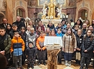 Zástupci Resslovky na natáčení Adventního koncertu