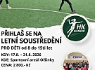Házenkářský klub Hlinsko zve děti na letní příměstské soustředění. Přihlášky jsou otevřené