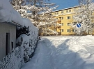 Do Hlinska povolali bagry na odklízení sněhu