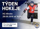 Akce pro děti Týden hokeje na zimním stadionu v Hlinsku v sobotu 28.9. od 14 hodin.