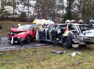 Před Vánoci museli u dopravní nehody v Chrudimi zasahovat hasiči