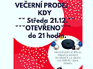 Dnes v ELEKTRO STUDIO EURONICS večerní prodej, slevy až 20% a dárky k nákupu nad 5 000 Kč