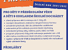 LEŽÁKOVKA NABÍZÍ VE ŠKOLNÍM ROCE 2021/2022 MOŽNOST VZDĚLÁVÁNÍ V PŘÍPRAVNÉ TŘÍDĚ