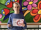 Eliška Brabcová ze Základní školy Ležáků na prvním místě v soutěži mladých grafiků