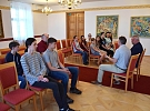 Žáci hlinecké ZUŠ se podělili o radost z úspěchů se starostou Krčilem