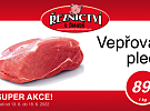Vepřová plec za super akční cenu 89 Kč/kg v Řeznictví U Švandů