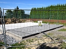 Nová klubovna v Srní má již hotovou základovou desku