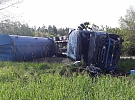 Nehoda nákladního automobilu uzavřela silnici z Hlinska směrem na Poličku