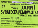V sobotu se uskuteční 37. ročník Jarní Svratecké pětadvacítky