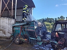 Požár v zemědělském družstvu v Holetíně likvidovaly tři jednotky hasičů