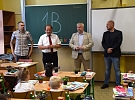 FOTOREPORTÁŽ: Prvňáčky ve školních lavicích přivítal starosta Krčil