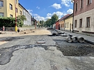 Oprava Resslovy ulice v Hlinsku pokračuje bez komplikací
