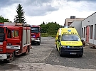 Hlinečtí hasiči zasahovali v Prosetíně. Pomáhali při záchraně zraněného u pracovního stroje