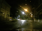 Video: Noční honička v Hlinsku skončila nehodou u chatky