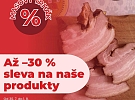Řeznictví U Švandů nabídne před dovolenou slevy až 30 procent. Akce platí od čtvrtka