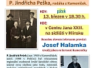Přednáška přiblíží život misionáře z Kameniček P. Jindřicha Peška