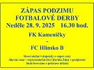 Kameničky zvou na fotbalové derby s Hlinskem se soutěží o reprezentační dres