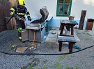 Požár grilu v Hlinsku způsobil neobvyklý pokus o grilování s olejem a dřevem