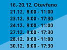 Otevírací doba přes Vánoce v MikeFix