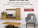 Totální výprodej skladu nábytku se 70% slevou na vše