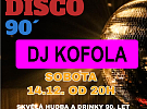 DJ KOFOLA vystoupí 14.12. v hlinecké Orlovně