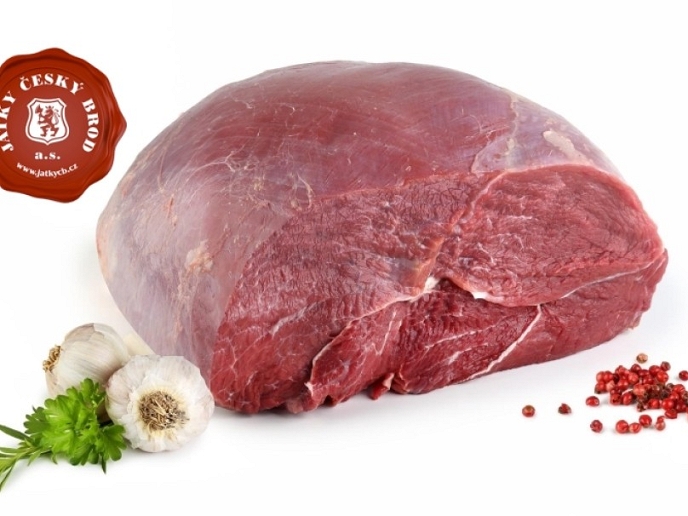 Akční ceny v masně Jatky Český Brod - hovězí zadní 255 Kč/kg, kuřecí prsa s kostí a kůží 99 Kč/kg a další