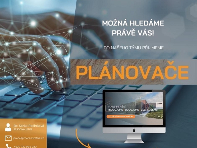 MARS Svratka hledá plánovače výroby