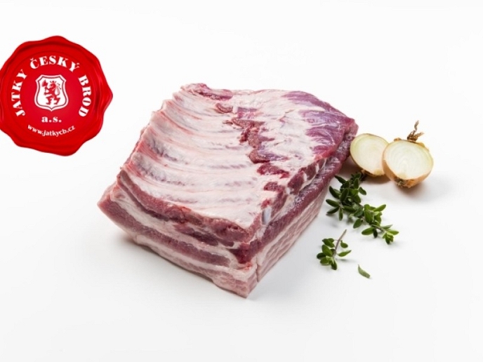 Akční ceny v masně Jatky Český Brod - sádlo hřbetní 69 Kč/kg, vepřový bok s kostí 89 Kč/kg, vepřové koleno 55 Kč/kg a další