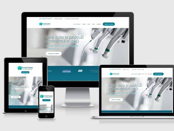 Dentální hygiena v Pardubicích má nové webové stránky