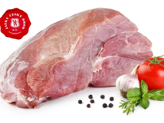 Akční ceny v masně Jatky Český Brod - vepřový bok s kostí 89 Kč/kg, vepřová kýta 110 Kč/kg, vepřové ocásky 79 Kč/kg a další