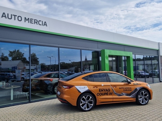 Užijte si s Auto MERCIA Den elektromobility a vyhrajte vůz ŠKODA ENYAQ COUPÉ iV