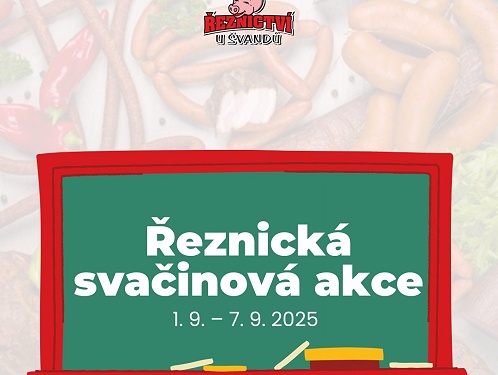 Akční leták Řeznictví U Švandů platný od 1. 9. do 7. 9. 2025