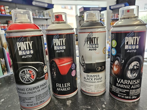 Produkty od Pinty Plus pro autolakýrníky a majitele vozidel k dostání v Dům barev Hlinsko