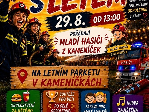 Rozloučení s létem v podání mladých hasičů z Kameniček