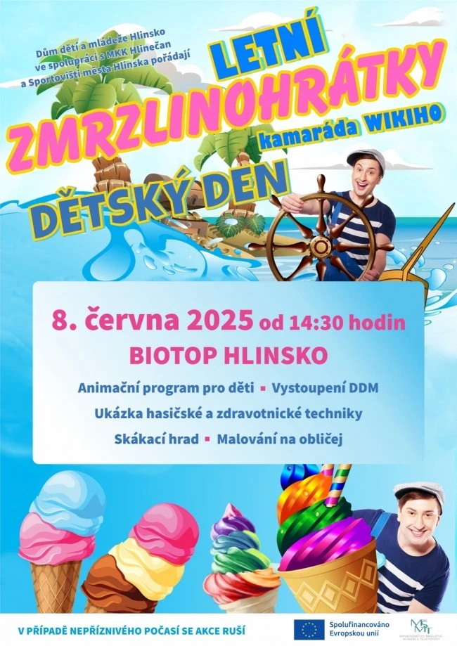 DĚTSKÝ DEN - LETNÍ ZMRZLINOHRÁTKY KAMARÁDA WIKIHO