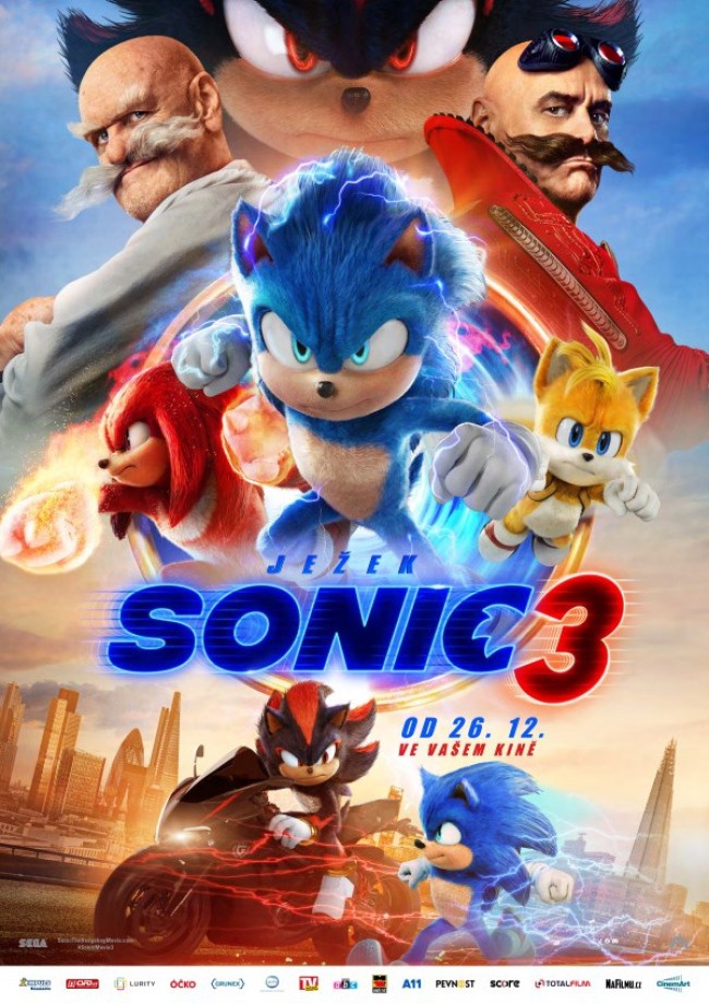 LETNÍ KINO: Ježek Sonic 3